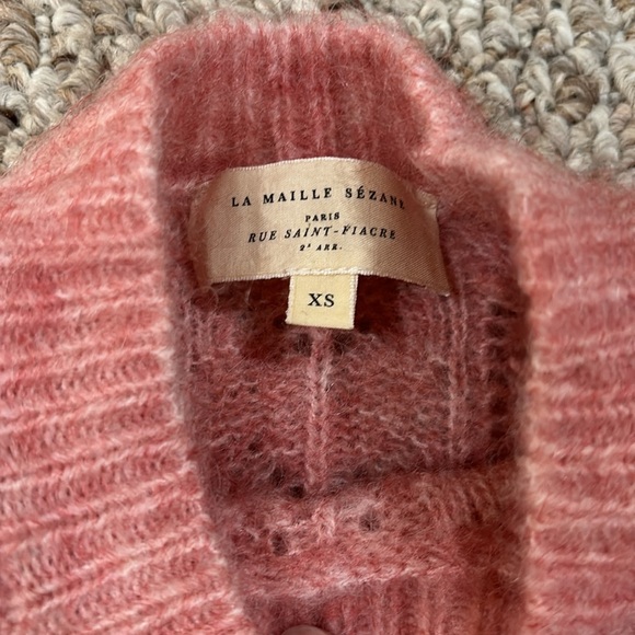 Sézane Scarlett jumper in Light Rosewood NWOT - Picture 6 of 7